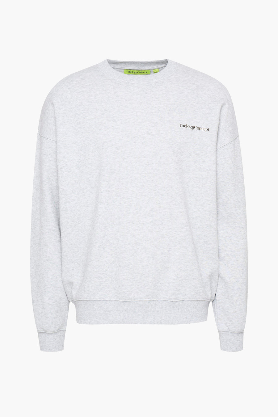Sweater met ronde hals Grijs - THEJOGGCONCEPT