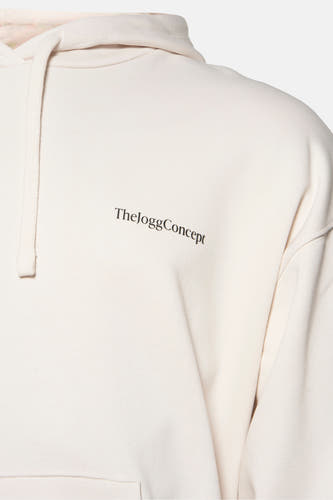 Sweater met kap Ecru - THEJOGGCONCEPT