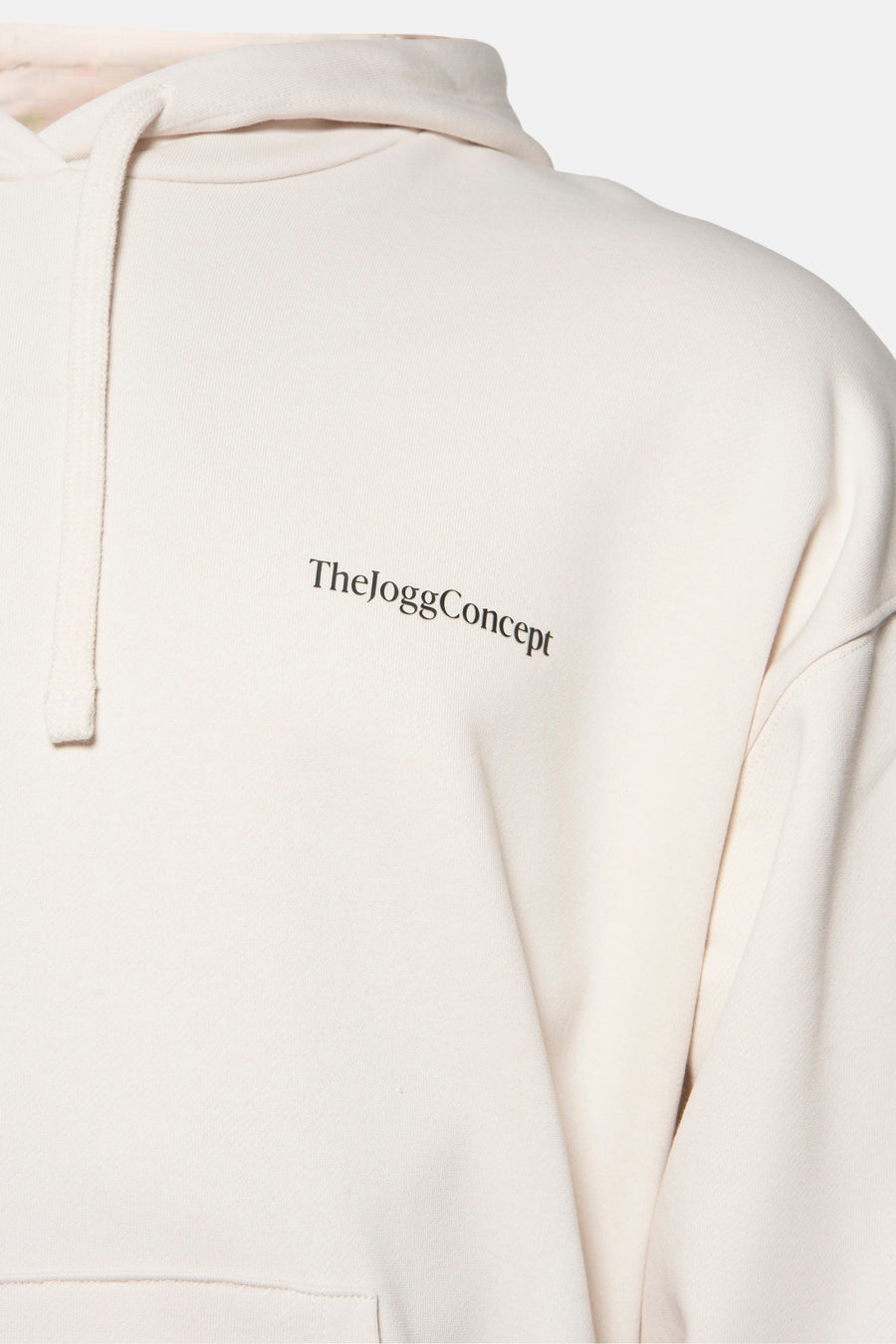 Sweater met kap Ecru - THEJOGGCONCEPT
