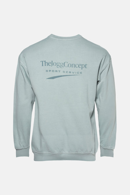 Sweater met ronde hals Blauw - THEJOGGCONCEPT