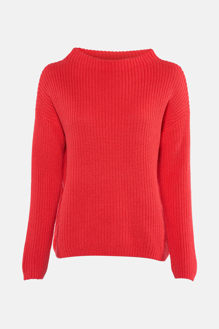 Trui met ronde hals Rood - OPUS