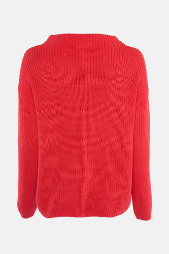 Trui met ronde hals Rood - OPUS