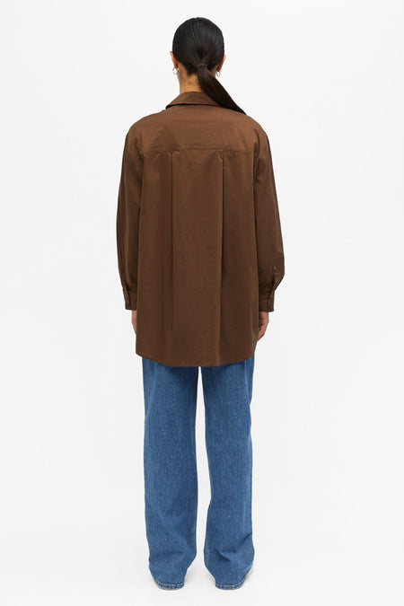 Hemd (lange mouwen) Bruin - OBJECT