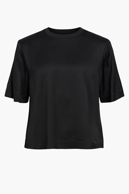 Blouse (korte mouwen) Zwart - OBJECT