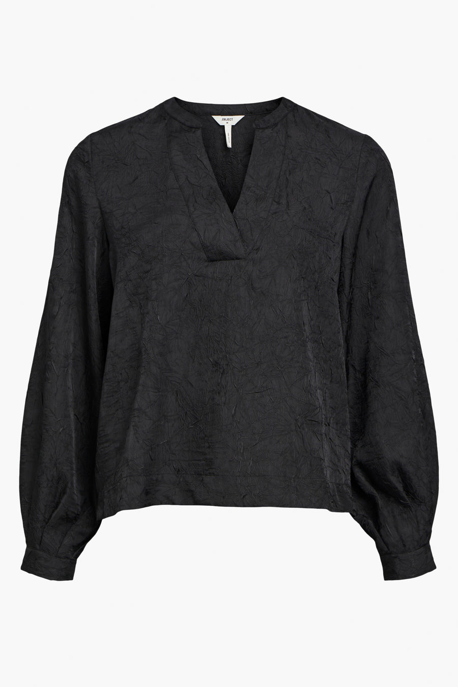 Blouse (lange mouwen) Zwart - OBJECT