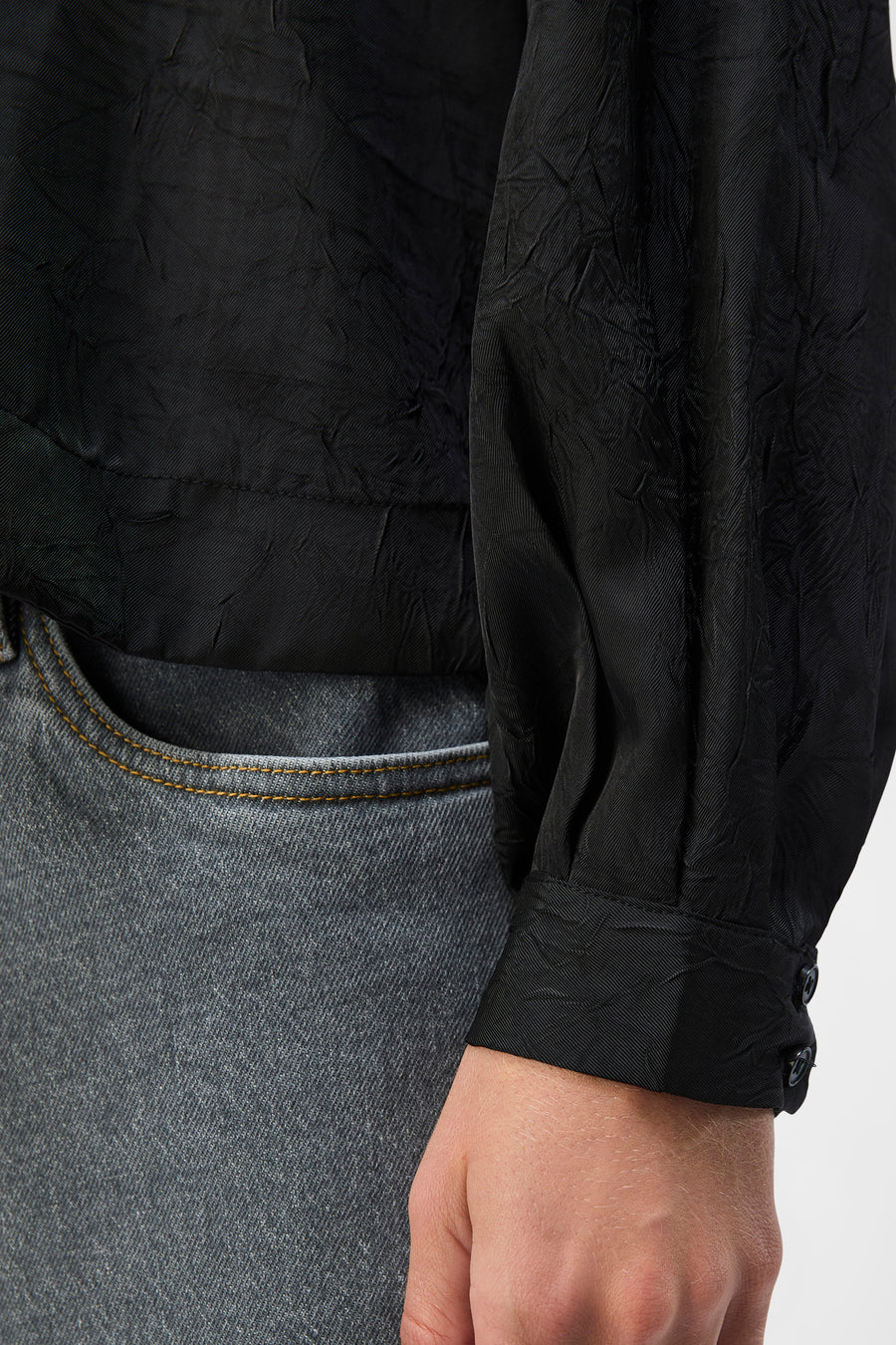 Blouse (lange mouwen) Zwart - OBJECT