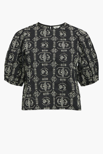 Blouse 3/4 Zwart - OBJECT