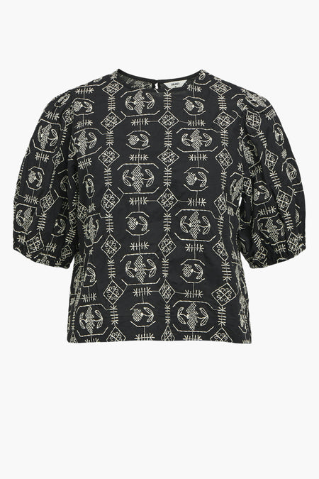 Blouse 3/4 Zwart - OBJECT