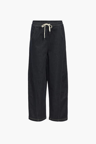 Jeans wide Dark blue denim - OBJECT