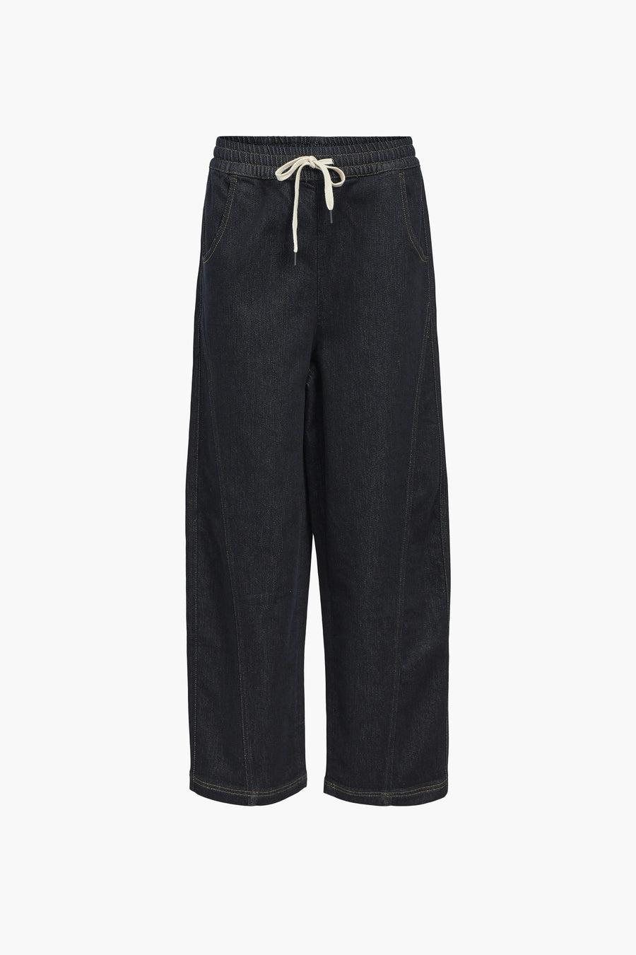 Jeans wide Dark blue denim - OBJECT