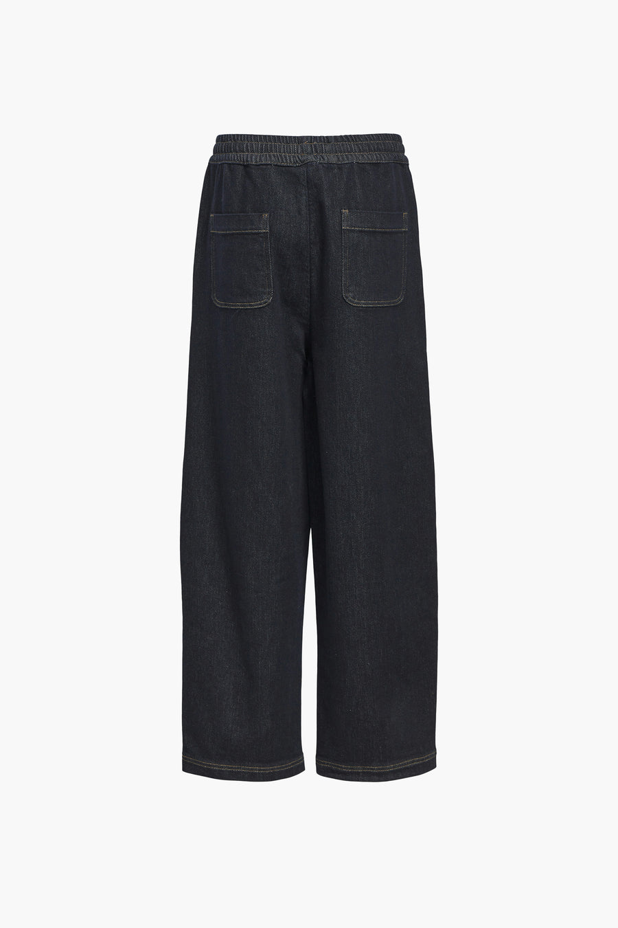 Jeans wide Dark blue denim - OBJECT