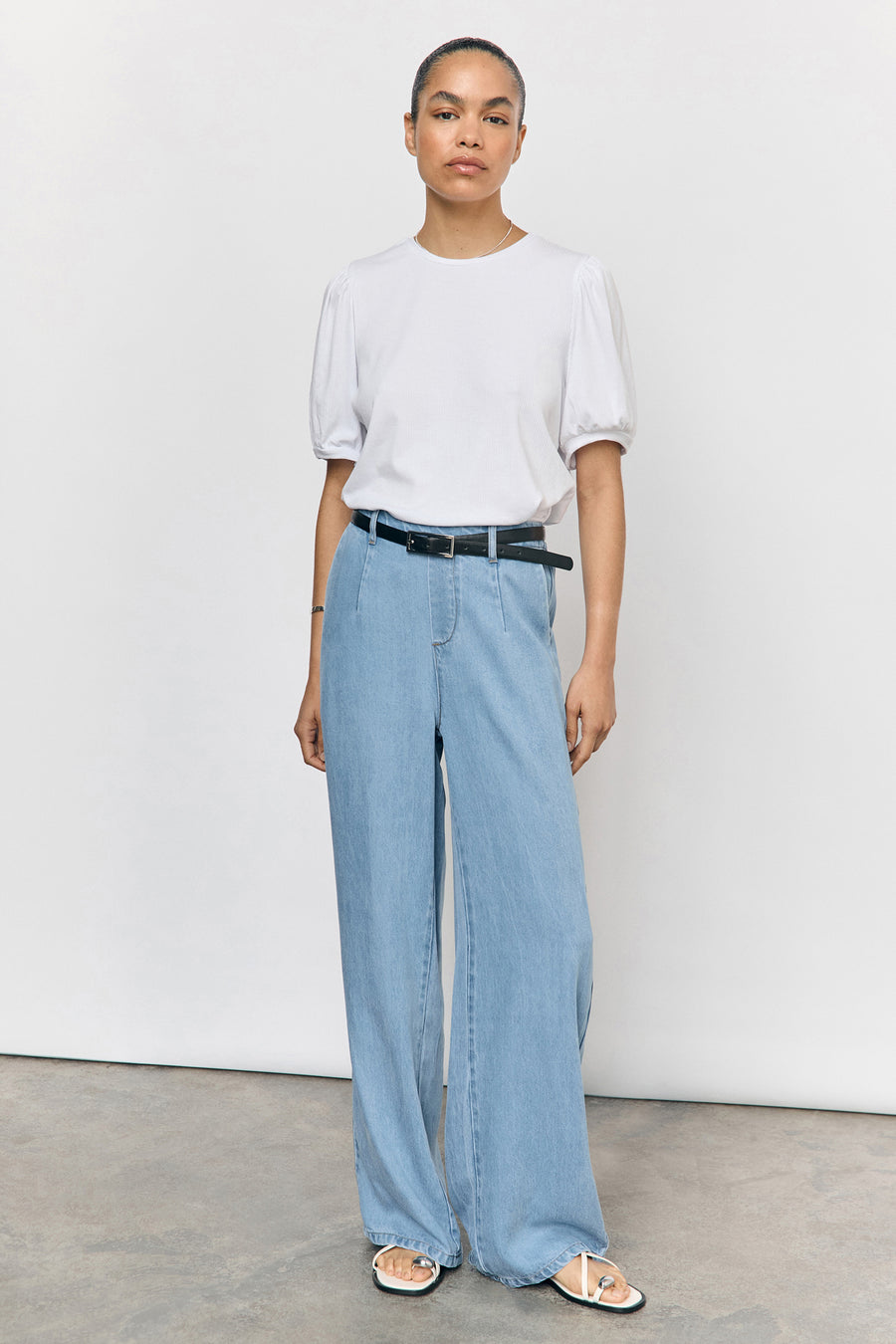 Broek Light blue denim - OBJECT
