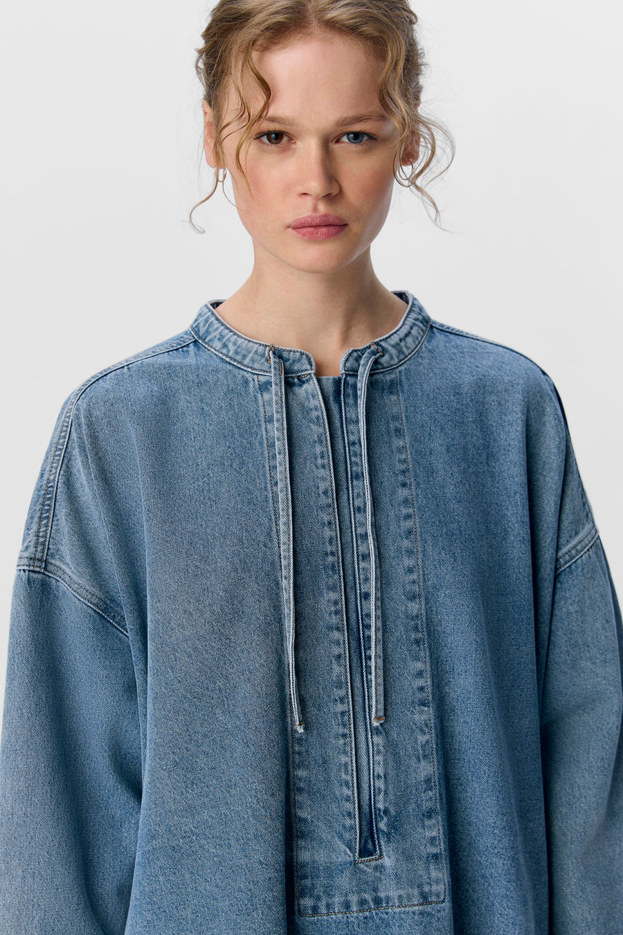 Kleedjes Light blue denim - OBJECT
