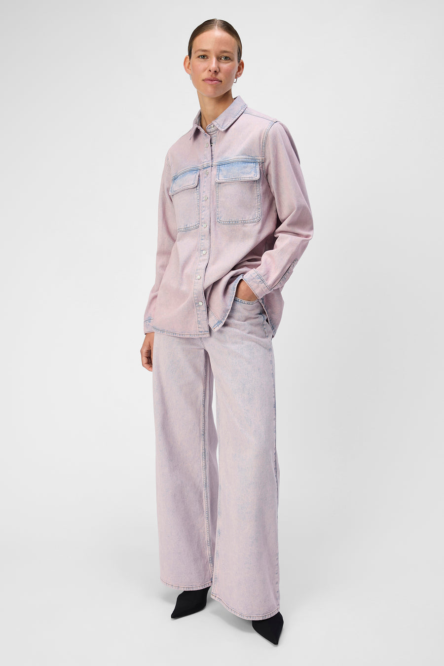 Jeanshemd Roze - OBJECT