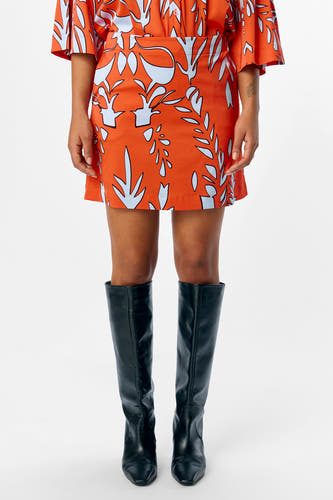Rok (kort) Oranje - OBJECT