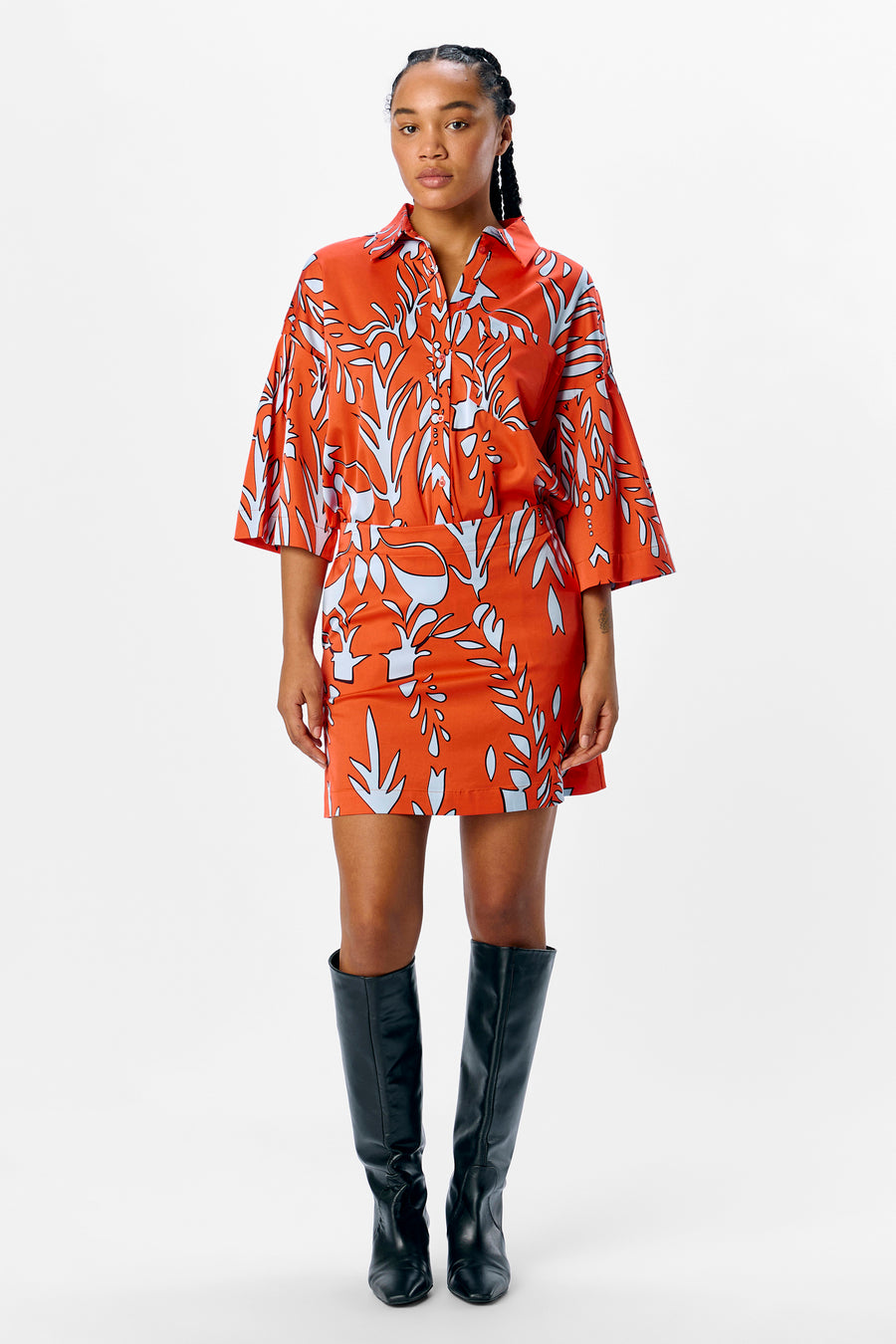 Rok (kort) Oranje - OBJECT