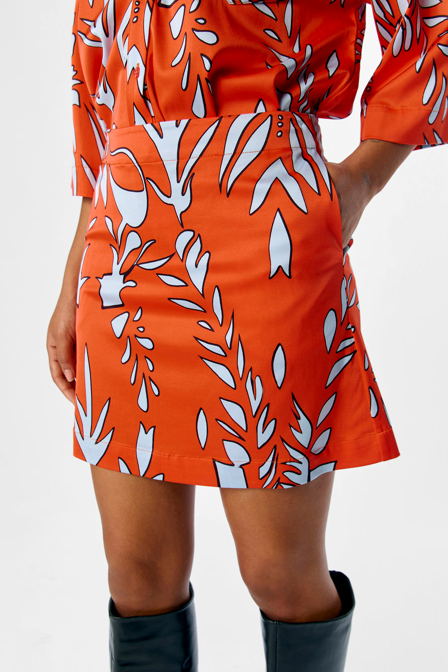 Rok (kort) Oranje - OBJECT