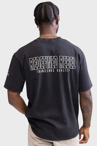 T-shirt (korte mouwen) Zwart - REDEFINED REBEL