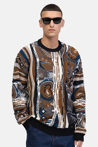 Trui met ronde hals Bruin - REDEFINED REBEL