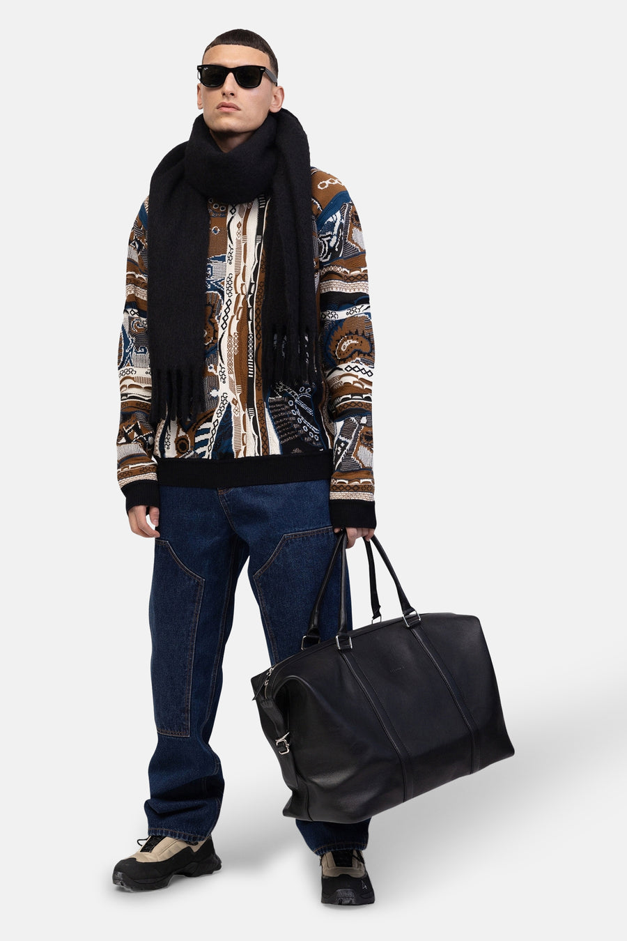 Trui met ronde hals Bruin - REDEFINED REBEL
