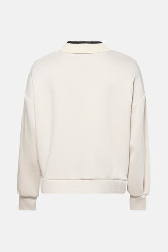 Sweater met ronde hals Beige - Terra di Siena