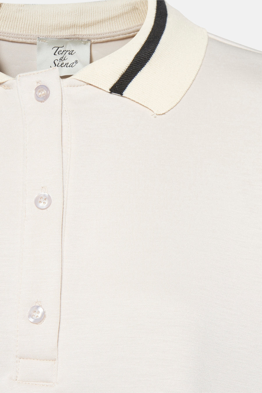 Sweater met ronde hals Beige - Terra di Siena