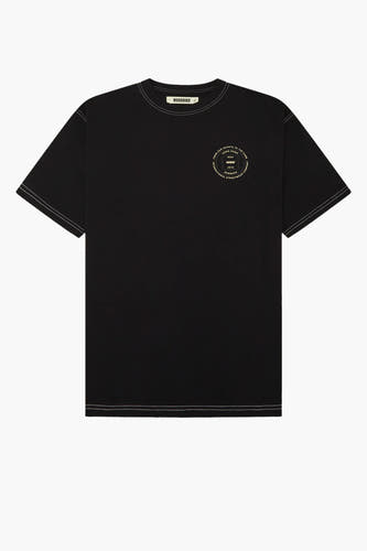 T-shirt (korte mouwen) Zwart - WOODBIRD