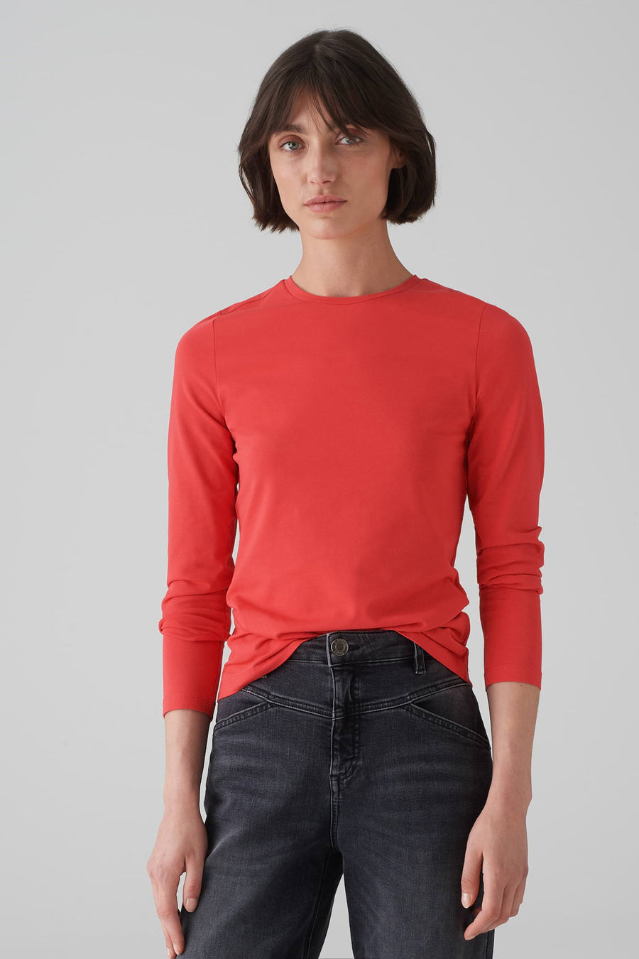 T-shirt (lange mouwen) Rood - OPUS