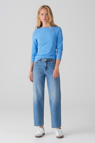 T-shirt (lange mouwen) Blauw - OPUS