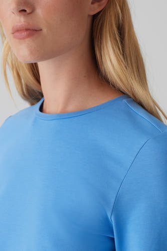 T-shirt (lange mouwen) Blauw - OPUS