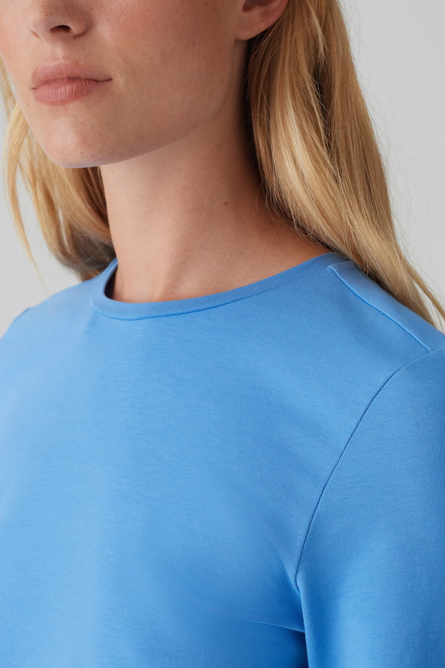 T-shirt (lange mouwen) Blauw - OPUS