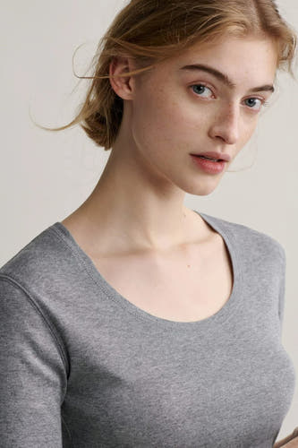 Top (lange mouwen) Grijs - OPUS