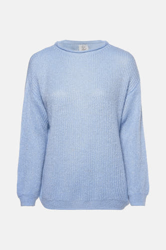Trui met ronde hals Blauw - Terra di Siena