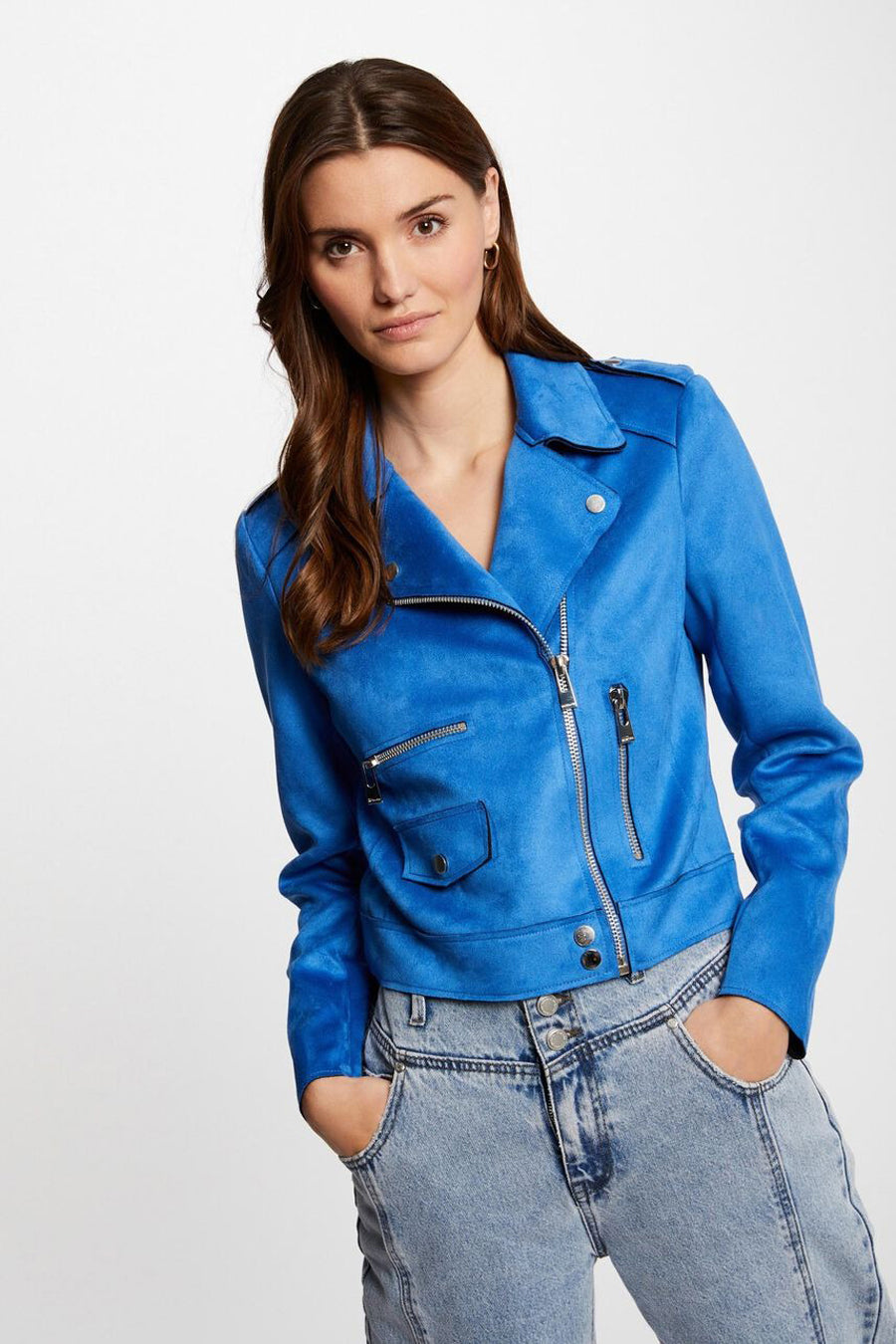 Korte jas Blauw - Morgan De Toi