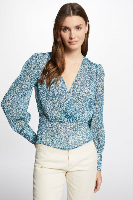 Blouse (lange mouwen) Blauw - Morgan De Toi