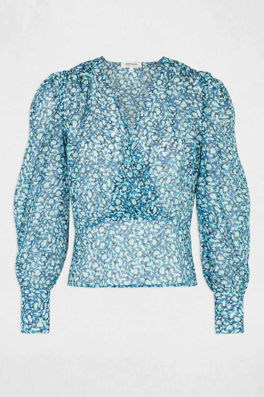 Blouse (lange mouwen) Blauw - Morgan De Toi