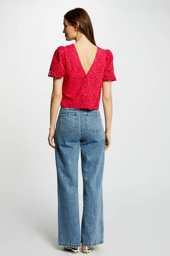 Blouse (korte mouwen) Roze - Morgan De Toi
