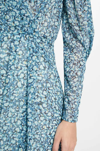Kleedjes (lange mouwen) Blauw - Morgan De Toi