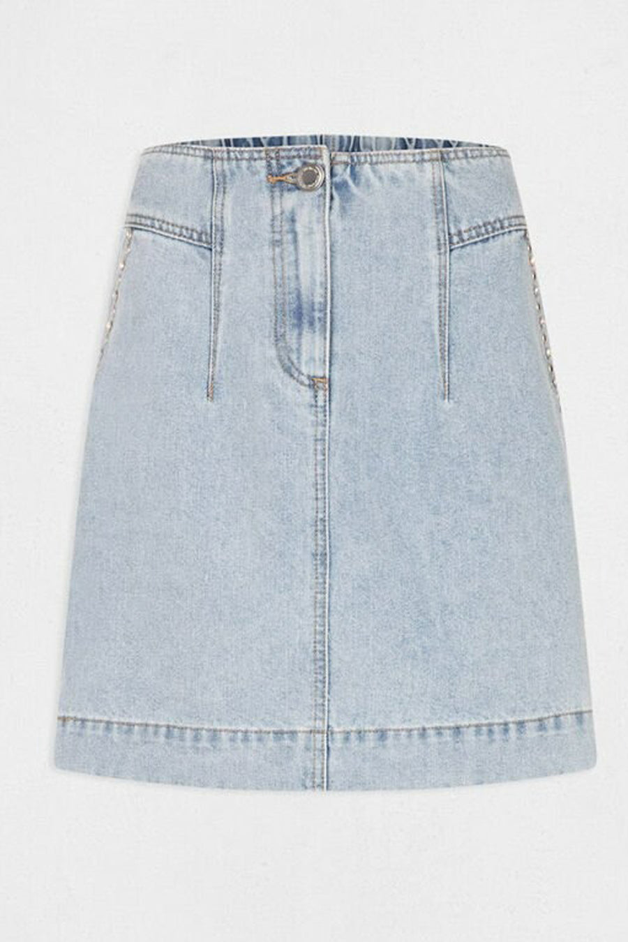 Rok (kort) Light blue denim - Morgan De Toi