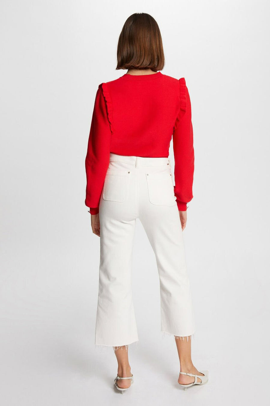 Trui met ronde hals Rood - Morgan De Toi