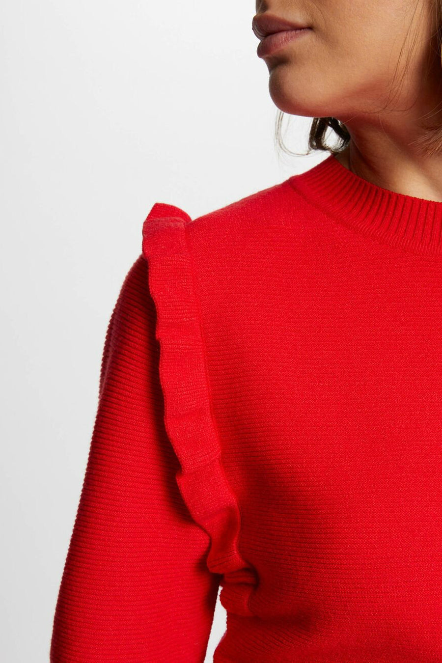 Trui met ronde hals Rood - Morgan De Toi