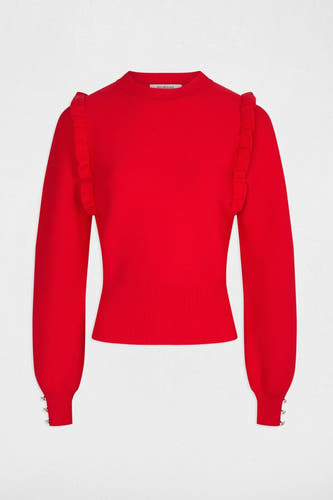 Trui met ronde hals Rood - Morgan De Toi