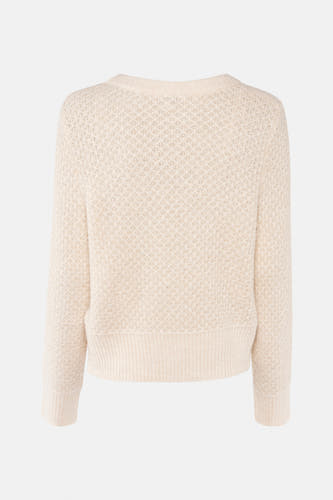 Trui met ronde hals Beige - Morgan De Toi