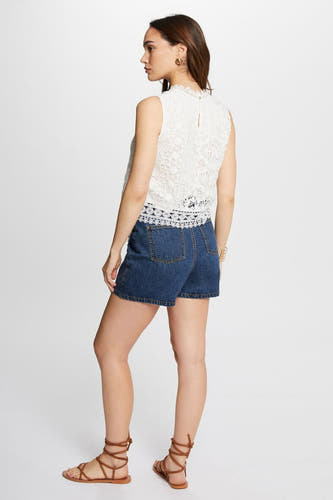 Blouse (zonder mouwen) Wit - Morgan De Toi