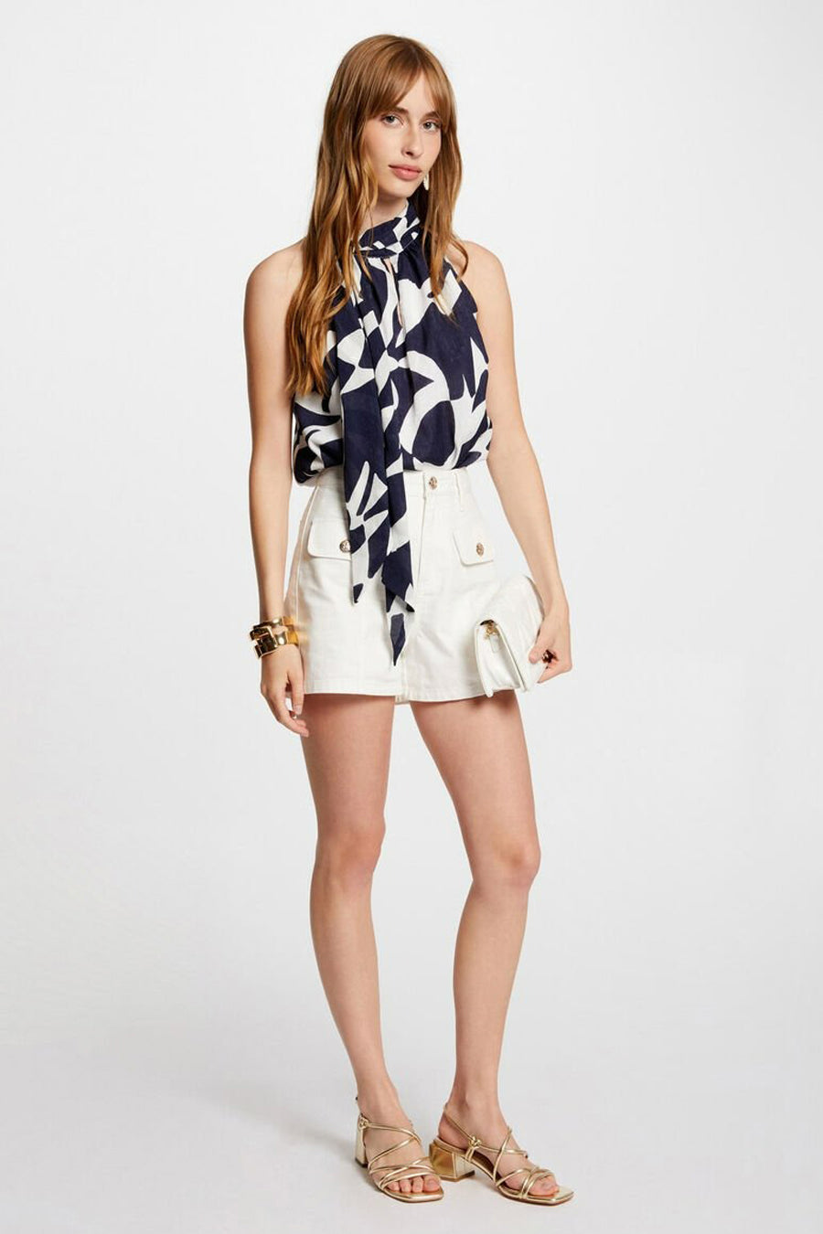 Blouse (zonder mouwen) Blauw - Morgan De Toi