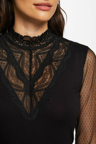 Blouse (lange mouwen) Zwart - Morgan De Toi