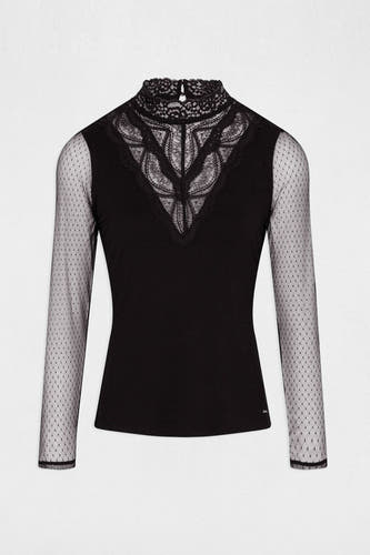 Blouse (lange mouwen) Zwart - Morgan De Toi
