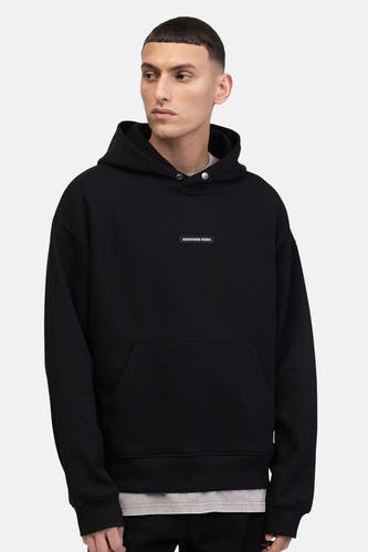 Sweater met kap Zwart - REDEFINED REBEL