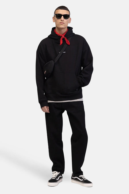 Sweater met kap Zwart - REDEFINED REBEL