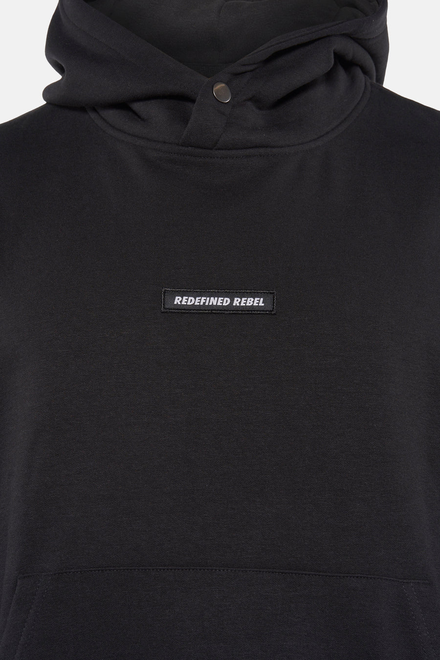 Sweater met kap Zwart - REDEFINED REBEL